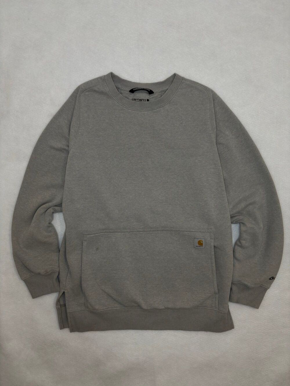Carhartt Force Relaxed Fit Crewneck Sweatshirt Women’s Small Gray